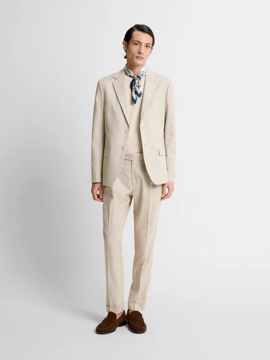 Veste de costume slim à motif - Image 5